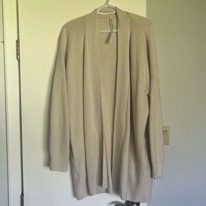 Size 14 Lululemon cream cardigan